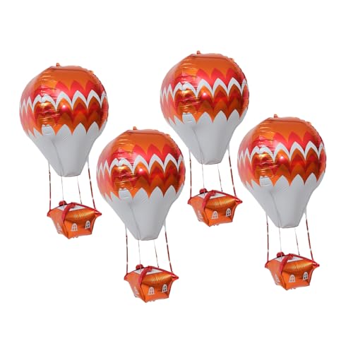 HEALSOPTHY 5 Stück Heißluftballon Aluminium Folienballons in Orange weiß Wiederverwendbare Partydekoration für Geburtstag Babyparty Hochzeit Robust und Luftdicht HEALSOPTHY 5 Stück Heißluftballon Aluminium Folienballons in Orange weiß Wiederverwendbare Partydekoration für Geburtstag Babyparty Hochzeit Robust und Luftdicht von HEALSOPTHY