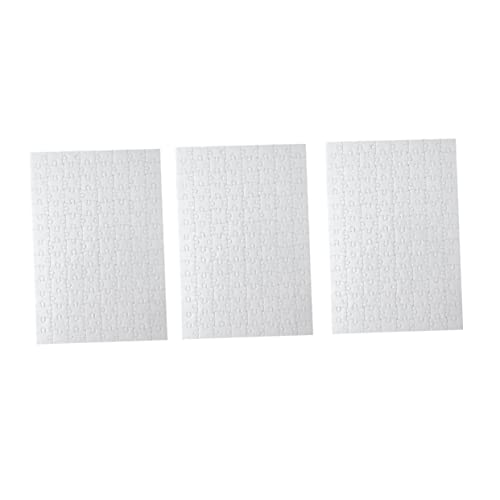 HEALSOPTHY 5 Stück Leere Puzzles Leere Rätsel Puzzle aus leerem Papier Rätsel malen Weiß HEALSOPTHY 5 Stück Leere Puzzles Leere Rätsel Puzzle aus leerem Papier Rätsel malen Weiß von HEALSOPTHY