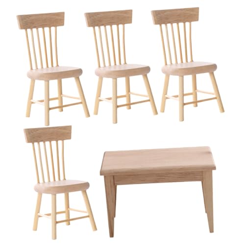 HEALSOPTHY 5 Stück Mini-Stuhl Aus Eiche Mini-tischmöbel Mini Hausmöbel Handwerk Mini-hausverzierung Mini-möbelmodell Miniaturmodell Miniaturspielzeug Mini- - Mini Möbel HEALSOPTHY 5 Stück Mini-Stuhl Aus Eiche Mini-tischmöbel Mini Hausmöbel Handwerk Mini-hausverzierung Mini-möbelmodell Miniaturmodell Miniaturspielzeug Mini- - Mini Möbel von HEALSOPTHY