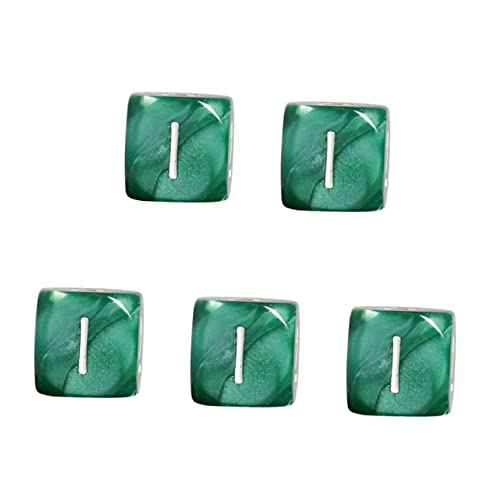 HEALSOPTHY 5 Stück Teiliges Acryl Multi Seitige Spielwürfel für Partys Leicht und Tragbar für Brettspiele und Rollenspiele Farbenfrohe für Unvergessliche Spieleabende von HEALSOPTHY