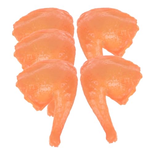 HEALSOPTHY 5 Stück Teiliges Entenkeulen Modell aus PVC Realistische Künstliche Lebensmittel Deko Nachbildung Langlebig und Detailgetreu für Schaufenster Food Prop Küchen und Fotorequisiten von HEALSOPTHY