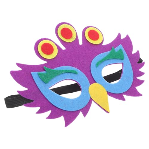 HEALSOPTHY 5 Stück Teiliges Halbgesichts Masken aus Filz Bunte Pfauen Cosplay Masken für Halloween Karneval Partydekoration Wiederverwendbar und Robust HEALSOPTHY 5 Stück Teiliges Halbgesichts Masken aus Filz Bunte Pfauen Cosplay Masken für Halloween Karneval Partydekoration Wiederverwendbar und Robust von HEALSOPTHY
