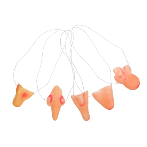 HEALSOPTHY 5 Stück Teiliges Halloween Hexennasen aus Hochwertigem Vinyl Lustige Falsche Hexennasen für Karneval und Maskerade Leichte und Bequeme Requisiten Zufälliger Stil Halloween Deko und von HEALSOPTHY