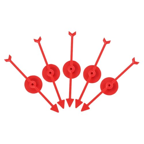 HEALSOPTHY 5 Stück Teiliges Kunststoff Pfeile für Brettspiele Bunte DIY Zubehör für Partyspiel Spielzeiger für Unterricht und Interaktive Spieltische von HEALSOPTHY