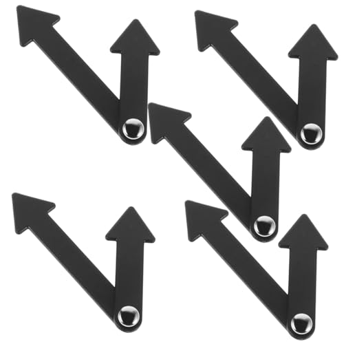 HEALSOPTHY 5 Stück Teiliges Kunststoff Uhrzeiger für Schulunterricht Kindersichere DIY Uhrzeiger für Lernzwecke für Bastelprojekte und Zeitkonzepte von HEALSOPTHY