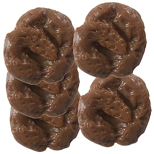 HEALSOPTHY 5 Stück Teiliges Lustiges Fake Poop Realistische Kackhaufen Prank Spielzeuge für Halloween und Aprilscherze Kreative Scherzartikel für Partys und Spaß mit Freunden von HEALSOPTHY