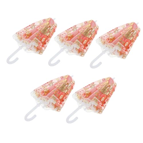 HEALSOPTHY 5 Stück Teiliges Mini Spitzenschirm Dekorativer Mini Regenschirm Langlebiges Kunststoffspielzeug Zubehör für Miniaturhäuser und Spielszenerien Farblich Sortiert HEALSOPTHY 5 Stück Teiliges Mini Spitzenschirm Dekorativer Mini Regenschirm Langlebiges Kunststoffspielzeug Zubehör für Miniaturhäuser und Spielszenerien Farblich Sortiert von HEALSOPTHY