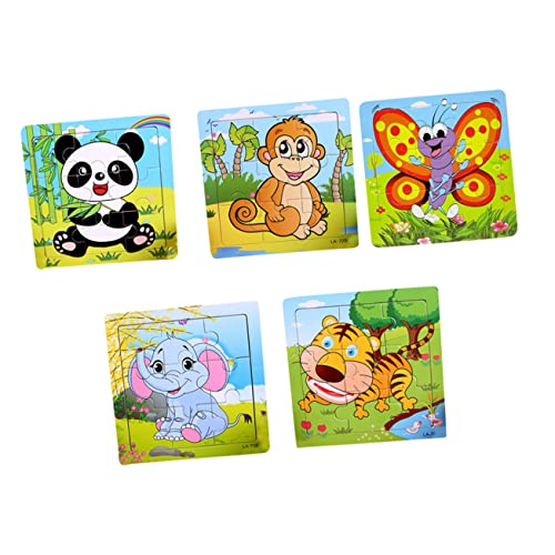 HEALSOPTHY 5 Stück pädagogisches kiddibuzz für Puzzlespielzeug spielzeuge für kinderknallzeug Kleinkinder Toy Set Toys Kinderspielzeug Bambus von HEALSOPTHY