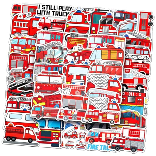 HEALSOPTHY 50 Stück Feuerwehr Planer Aufkleber PVC Selbstklebend Kreative Scrapbook Sticker für Laptop Koffer Flasche Vielseitige DIY Dekoration für Notizbücher und Kalender HEALSOPTHY 50 Stück Feuerwehr Planer Aufkleber PVC Selbstklebend Kreative Scrapbook Sticker für Laptop Koffer Flasche Vielseitige DIY Dekoration für Notizbücher und Kalender von HEALSOPTHY