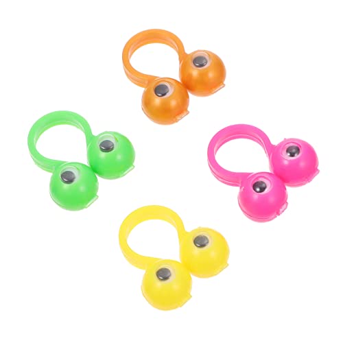 HEALSOPTHY 50 Stück Fingeraktivitätsring für kinderspielzeug sankastenspielsachen spielsachen Fun Toy pädagogisches Fingerspielzeug neuartiges Fingerspielzeug Plastik von HEALSOPTHY