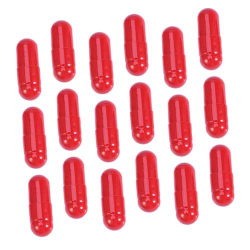 HEALSOPTHY 50 Stück Halloween Kunstblut Kapseln zum Beißen mit Realistischem Bluteffekt Sicher und Einfach zu Reinigen für Halloween Cosplay Streiche und Horror Make Up Zubehör von HEALSOPTHY