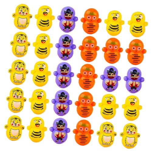 HEALSOPTHY 50 Stück Mini Tumbler Lustige Cartoon Wackelspielzeuge für Geburtstagsfeier Mitgebsel Tischdekoration und Kreative Spieloptionen HEALSOPTHY 50 Stück Mini Tumbler Lustige Cartoon Wackelspielzeuge für Geburtstagsfeier Mitgebsel Tischdekoration und Kreative Spieloptionen von HEALSOPTHY