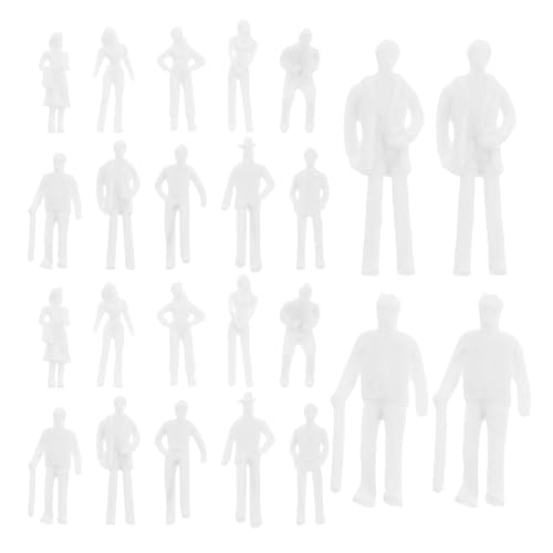 HEALSOPTHY 50 Stück Miniaturfiguren Unbemalte Maßstabsgetreue Figuren Unbemalte Szenenfiguren Maßstabsgetreue Menschen Modelleisenbahn-miniaturen Unbemalte Mini-Menschen Weiß Plastik HEALSOPTHY 50 Stück Miniaturfiguren Unbemalte Maßstabsgetreue Figuren Unbemalte Szenenfiguren Maßstabsgetreue Menschen Modelleisenbahn-miniaturen Unbemalte Mini-Menschen Weiß Plastik von HEALSOPTHY