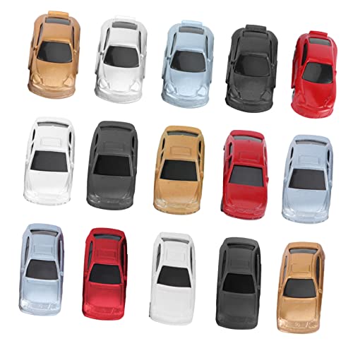 HEALSOPTHY 50 Stück Sandtisch Dekoration Detailgetreue Spielzeugautos für Layout und Diorama Leicht und Tragbar Geeignet für Sammler von HEALSOPTHY