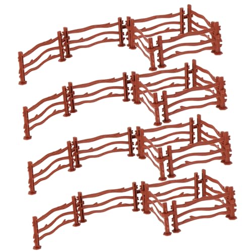 HEALSOPTHY 50 Stück Teiliges DIY Farmzaun Modell für Realistische Szenerie Zubehör Sicher Frei Kombinierbar für Bauernhof Zoo simulationen HEALSOPTHY 50 Stück Teiliges DIY Farmzaun Modell für Realistische Szenerie Zubehör Sicher Frei Kombinierbar für Bauernhof Zoo simulationen von HEALSOPTHY