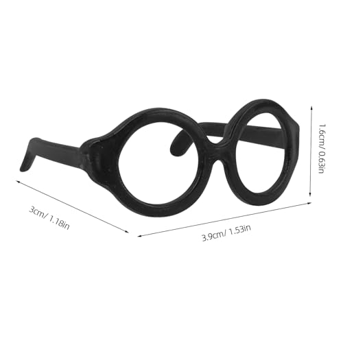 HEALSOPTHY 50 Stück Teiliges Mini Brillen für Puppen Schwarze Runde Kunststoff Brillen als Niedliches Puppenmode zubehör Leicht Langlebig für DIY und Puppenkleidung HEALSOPTHY 50 Stück Teiliges Mini Brillen für Puppen Schwarze Runde Kunststoff Brillen als Niedliches Puppenmode zubehör Leicht Langlebig für DIY und Puppenkleidung von HEALSOPTHY