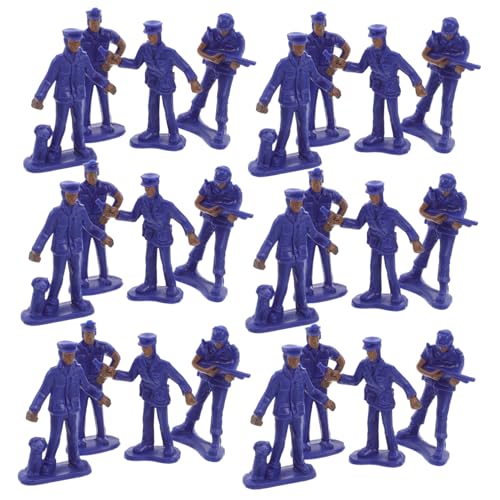 HEALSOPTHY 50 Stück Teiliges Miniatur Polizei Figuren Set Robuste Kunststoff Modelle mit Realistischen Merkmalen Dekorative Polizeimannschaft für Schreibtisch Mikro Landschaft und Sammlungen HEALSOPTHY 50 Stück Teiliges Miniatur Polizei Figuren Set Robuste Kunststoff Modelle mit Realistischen Merkmalen Dekorative Polizeimannschaft für Schreibtisch Mikro Landschaft und Sammlungen von HEALSOPTHY