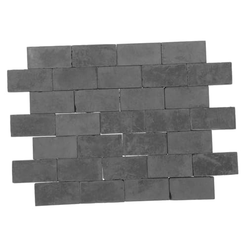 HEALSOPTHY 50 Stück Teiliges Miniatur Ziegelsteine Set für DIY Architekturmodell Baustellen Realistische Landschaftsbausteine zum Basteln und Hausbau von HEALSOPTHY
