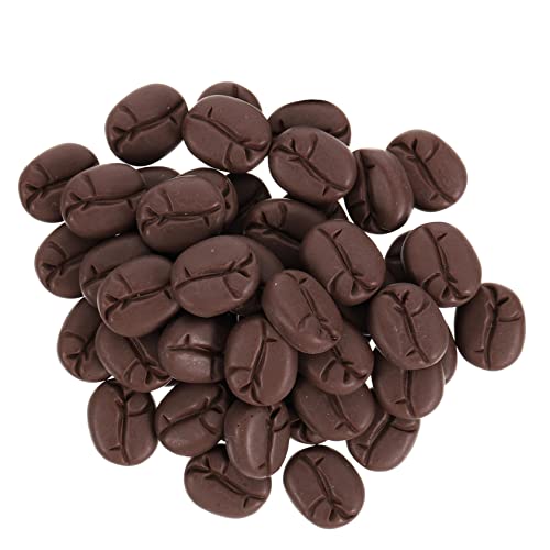 HEALSOPTHY 50 Stück Teiliges Simulierte Kaffeebohnen aus Hochwertigem Resin Realistische Miniatur Kaffeebohnen mit Matter Oberfläche Dekoration für Fotorequisit und Bastelmaterial von HEALSOPTHY
