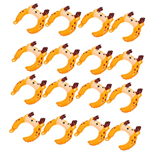 HEALSOPTHY 50 Stück Tierstirnbandballon für Geburtstagsfeier Tierballon Bärenballons Partyballons Babyparty -Dekorationen Rosa milchkännchen Luftballons Ballon-Stirnband Aluminiumfolie Orange von HEALSOPTHY