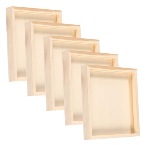 HEALSOPTHY 5Stücke Puzzle Organizer Holzschale Teiliges Unvollendete Puzzle Blöcke Praktische Aufbewahrungslösung für Holzspielzeug Einfach zu Reinigen und Langlebig HEALSOPTHY 5Stücke Puzzle Organizer Holzschale Teiliges Unvollendete Puzzle Blöcke Praktische Aufbewahrungslösung für Holzspielzeug Einfach zu Reinigen und Langlebig von HEALSOPTHY