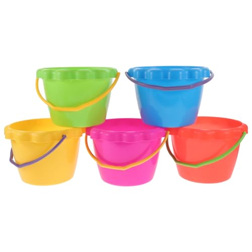 HEALSOPTHY 5 Stück Sandspielzeugset für Kinder Sandeimer Kunststoff Tragbar für Strandsandschaufel und Spiel im Sandkasten HEALSOPTHY 5 Stück Sandspielzeugset für Kinder Sandeimer Kunststoff Tragbar für Strandsandschaufel und Spiel im Sandkasten von HEALSOPTHY