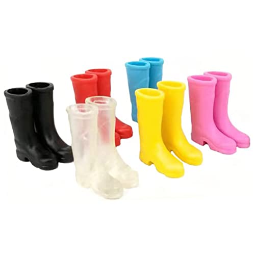 HEALSOPTHY 6 Paare Mini-Regenstiefel Feengarten liefert Puppenhaus-Miniaturschuhe Dollhouse -Schuhe -Regenstiefel Puppenhaus-Regenstiefel Miniaturdekor Miniaturfigur Plastik HEALSOPTHY 6 Paare Mini-Regenstiefel Feengarten liefert Puppenhaus-Miniaturschuhe Dollhouse -Schuhe -Regenstiefel Puppenhaus-Regenstiefel Miniaturdekor Miniaturfigur Plastik von HEALSOPTHY