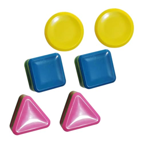 HEALSOPTHY 6 Stck Teiliges Geometrische Rhythmus Shaker aus Sicherem Kunststoff Dreieckig Rund und Quadratisch Fördert Feinmotorik und Hand Auge Koordination für Kindergarten und HEALSOPTHY 6 Stck Teiliges Geometrische Rhythmus Shaker aus Sicherem Kunststoff Dreieckig Rund und Quadratisch Fördert Feinmotorik und Hand Auge Koordination für Kindergarten und von HEALSOPTHY