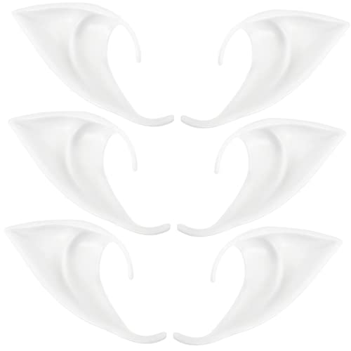 HEALSOPTHY 6 Stück Elfenohr -Requisiten Halloween-Cosplay Ohren Und Kopfbedeckung Die Erröten Filter Klein Glühen Bausatz Braune Ohren Zubehör Balsam Anime Kieselgel Weiß HEALSOPTHY 6 Stück Elfenohr -Requisiten Halloween-Cosplay Ohren Und Kopfbedeckung Die Erröten Filter Klein Glühen Bausatz Braune Ohren Zubehör Balsam Anime Kieselgel Weiß von HEALSOPTHY