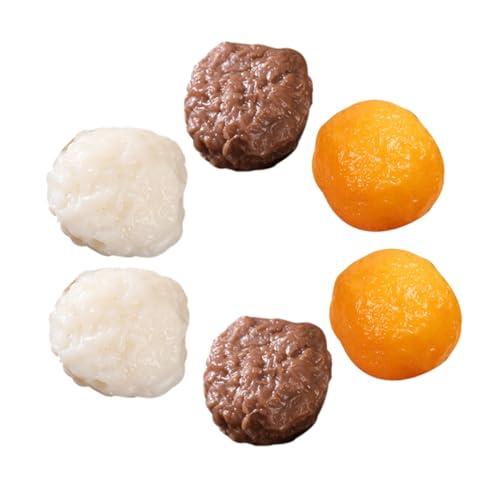 HEALSOPTHY 6 Stück Gefälschte Fisch - fleischbällchen Für Die Küche , Realistische Lebensmittel Zur Anzeige , Künstliche Fleischbällchen - Requisite , Gefälschte Lebensmittel , Realistische HEALSOPTHY 6 Stück Gefälschte Fisch - fleischbällchen Für Die Küche , Realistische Lebensmittel Zur Anzeige , Künstliche Fleischbällchen - Requisite , Gefälschte Lebensmittel , Realistische von HEALSOPTHY