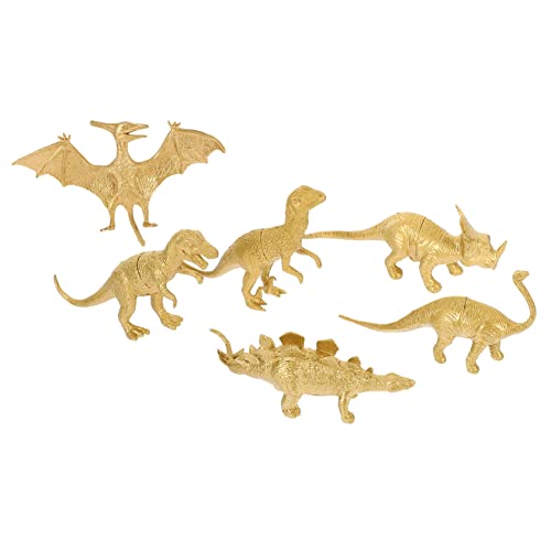 HEALSOPTHY 6 Stück Goldenes Dinosauriermodell Goldener Dinosaurier Dinosaurierspielzeug Mädchen Goldene Dinosaurier Kindersimulation Dinosaurier Dinosaurier-Figuren Desktop-Dekoration Plastik HEALSOPTHY 6 Stück Goldenes Dinosauriermodell Goldener Dinosaurier Dinosaurierspielzeug Mädchen Goldene Dinosaurier Kindersimulation Dinosaurier Dinosaurier-Figuren Desktop-Dekoration Plastik von HEALSOPTHY