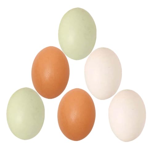 HEALSOPTHY 6 Stück Imitationseier Künstliche Eier Spiel Eier Eier Künstliche Eier Simulierte Eier Unbemalte Holzeier Spielkücheneier Realistische Eier Vorgetäuschte HEALSOPTHY 6 Stück Imitationseier Künstliche Eier Spiel Eier Eier Künstliche Eier Simulierte Eier Unbemalte Holzeier Spielkücheneier Realistische Eier Vorgetäuschte von HEALSOPTHY