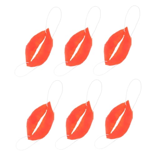 HEALSOPTHY 6 Stück Lustige Requisiten Wurst Mund Cosplay-Wurst-Mund Dekorative Mundstütze Großes Wurstmaul Rot Plastik HEALSOPTHY 6 Stück Lustige Requisiten Wurst Mund Cosplay-Wurst-Mund Dekorative Mundstütze Großes Wurstmaul Rot Plastik von HEALSOPTHY