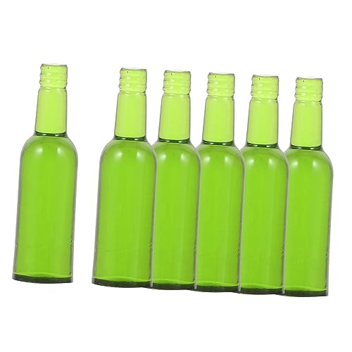 HEALSOPTHY 6 Stück Puppenhaus Mini Bierflaschen Kinderspielzeug Mini Bierflaschen Set Miniatur Mini Weinflaschen Weinflaschen Bierflaschen Flaschenspielzeug Grünes Harz HEALSOPTHY 6 Stück Puppenhaus Mini Bierflaschen Kinderspielzeug Mini Bierflaschen Set Miniatur Mini Weinflaschen Weinflaschen Bierflaschen Flaschenspielzeug Grünes Harz von HEALSOPTHY