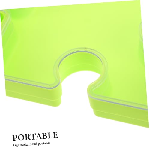 HEALSOPTHY 6 Stück Puzzle Aufbewahrungsbox Puzzlebrett Puzzle Aufbewahrungsschalen Aufbewahrungsschale Puzzlekoffer Schale Zum Bemalen Von Perlen Sortierschalen Sortierschalen von HEALSOPTHY