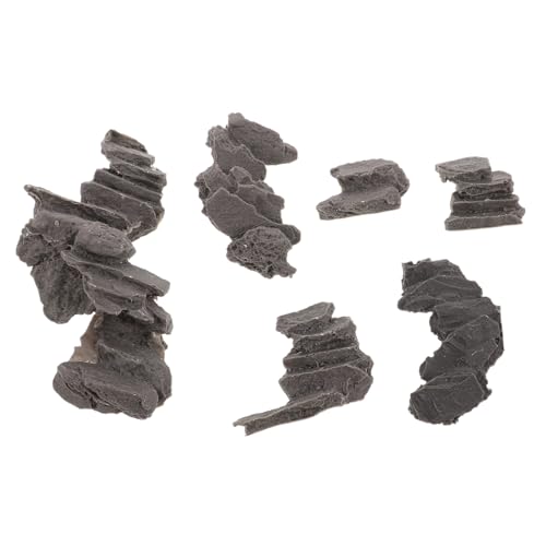 HEALSOPTHY 6 Stück Sandtisch Bodenfliesen Dekoration Feengarten Dekorationen Feengarten Zubehör Mikro Landschaftszubehör Gartenstufen Skulpturen Miniatur Landhaustreppe Harz Grau HEALSOPTHY 6 Stück Sandtisch Bodenfliesen Dekoration Feengarten Dekorationen Feengarten Zubehör Mikro Landschaftszubehör Gartenstufen Skulpturen Miniatur Landhaustreppe Harz Grau von HEALSOPTHY