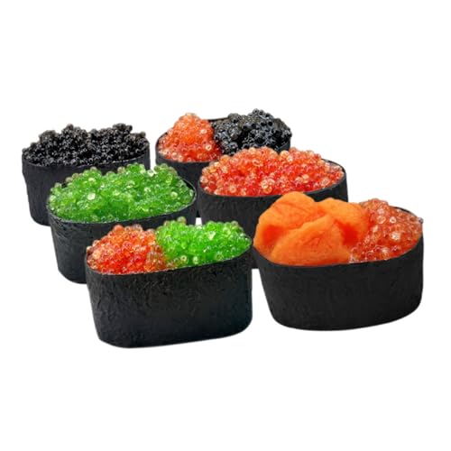 HEALSOPTHY 6 Stück Simulations-Sushi-Modell Sushi Modell Künstliche Sushi Dekoration Dekoratives Sushi Sushi-Deko Sushi-Prop realistisches Sushi-Modell simuliertes Sushi-Modell PVC HEALSOPTHY 6 Stück Simulations-Sushi-Modell Sushi Modell Künstliche Sushi Dekoration Dekoratives Sushi Sushi-Deko Sushi-Prop realistisches Sushi-Modell simuliertes Sushi-Modell PVC von HEALSOPTHY