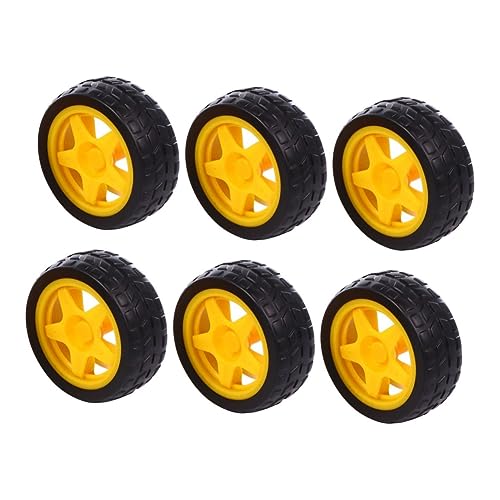 HEALSOPTHY 6 Stück Spielzeugrad Robots for kinderroboter kinderbuggys gummireifen Spielzeugteile Robot hochstihl Kinderauto für Autospielzeugzubehör Spielzeugräder aus Gummi Plastik HEALSOPTHY 6 Stück Spielzeugrad Robots for kinderroboter kinderbuggys gummireifen Spielzeugteile Robot hochstihl Kinderauto für Autospielzeugzubehör Spielzeugräder aus Gummi Plastik von HEALSOPTHY
