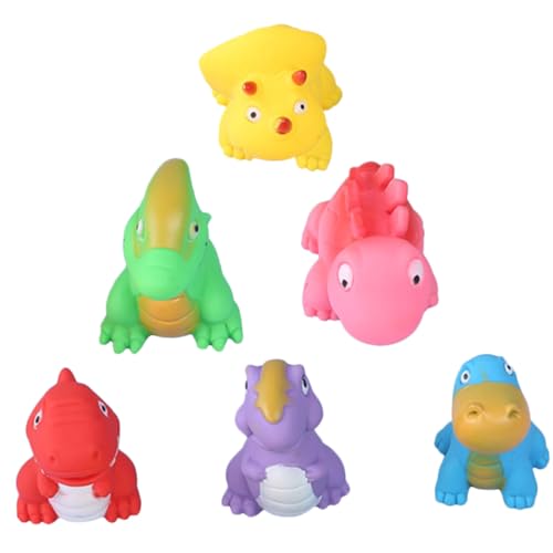 HEALSOPTHY 6 Stück Teiliges Badespielzeug Dinosaurier aus Verschleißfestem Tragbarem Squeeze Kleinkinder Lustige Badewannen spielzeuge zur Spielerischen Beschäftigung und Sicheren Badezeit HEALSOPTHY 6 Stück Teiliges Badespielzeug Dinosaurier aus Verschleißfestem Tragbarem Squeeze Kleinkinder Lustige Badewannen spielzeuge zur Spielerischen Beschäftigung und Sicheren Badezeit von HEALSOPTHY