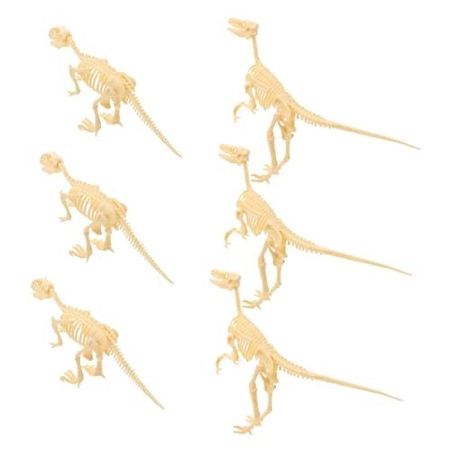 HEALSOPTHY 6 Stück Teiliges Dinosaurier Fossil Montage mit Skelett Modellen Pädagogisch Fördernd DIY Archäologie Erlebnis für Geburtstagsfeiern und Spielerisches Lernen HEALSOPTHY 6 Stück Teiliges Dinosaurier Fossil Montage mit Skelett Modellen Pädagogisch Fördernd DIY Archäologie Erlebnis für Geburtstagsfeiern und Spielerisches Lernen von HEALSOPTHY