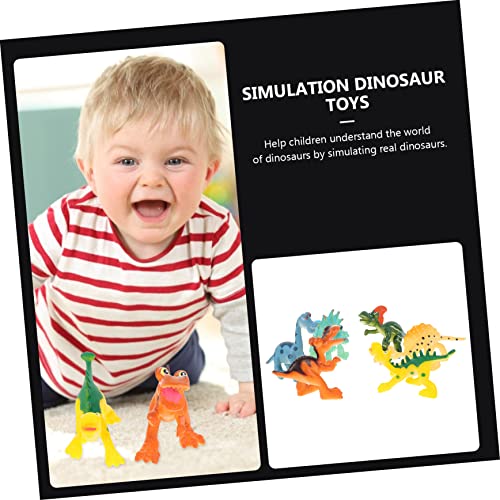 HEALSOPTHY 6 Stück Teiliges Dinosaurier Realistische Figuren Simulation Lernspielzeug für Junge und Dinosaurier Fans von HEALSOPTHY