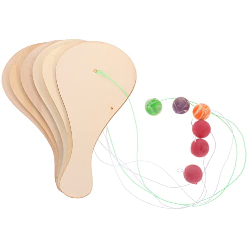 HEALSOPTHY 6 Stück Teiliges Holz Paddle Ball für Kreatives DIY für Malen Doodlen Leichtes Holzspielzeug für Motorik Koordination Zufällige Ballfarben für Garten und Outdoor Zufällige Farbe HEALSOPTHY 6 Stück Teiliges Holz Paddle Ball für Kreatives DIY für Malen Doodlen Leichtes Holzspielzeug für Motorik Koordination Zufällige Ballfarben für Garten und Outdoor Zufällige Farbe von HEALSOPTHY