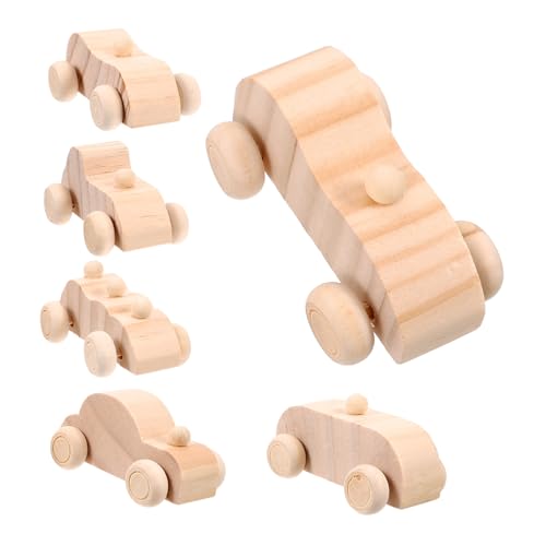 HEALSOPTHY 6 Stück Teiliges Holzauto Bastelset zum Bemalen DIY Graffiti Mini Autos aus Naturbelassenem Holz Kreative Kinderspielzeuge für kreatives Gestalten Fördert Fantasie und Motorische HEALSOPTHY 6 Stück Teiliges Holzauto Bastelset zum Bemalen DIY Graffiti Mini Autos aus Naturbelassenem Holz Kreative Kinderspielzeuge für kreatives Gestalten Fördert Fantasie und Motorische von HEALSOPTHY