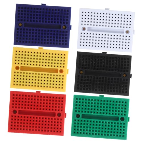 HEALSOPTHY 6 Stück Teiliges Kleine Steckbretter für Wissenschaftliche Experimente Lötfreies Steckbrett aus Robustem Farbige Mini Breadboards zum Verbinden und Schalten Kleiner Schaltkreise HEALSOPTHY 6 Stück Teiliges Kleine Steckbretter für Wissenschaftliche Experimente Lötfreies Steckbrett aus Robustem Farbige Mini Breadboards zum Verbinden und Schalten Kleiner Schaltkreise von HEALSOPTHY
