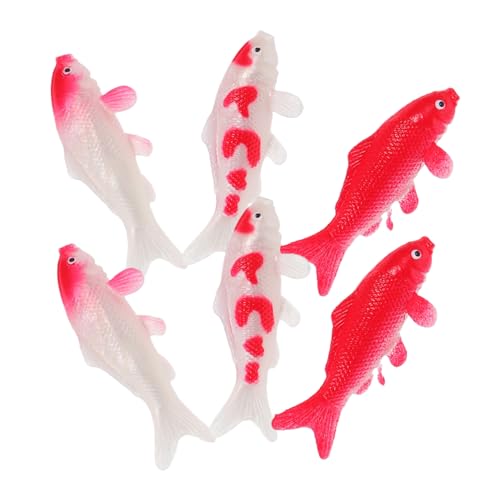 HEALSOPTHY 6 Stück Teiliges Künstliche Koi Fischfiguren Handbemalt Dekorative Miniatur Goldfische für Aquarium Teich und Garten Realistisch Gestaltete Kunstfiguren ohne Pflegebedarf HEALSOPTHY 6 Stück Teiliges Künstliche Koi Fischfiguren Handbemalt Dekorative Miniatur Goldfische für Aquarium Teich und Garten Realistisch Gestaltete Kunstfiguren ohne Pflegebedarf von HEALSOPTHY