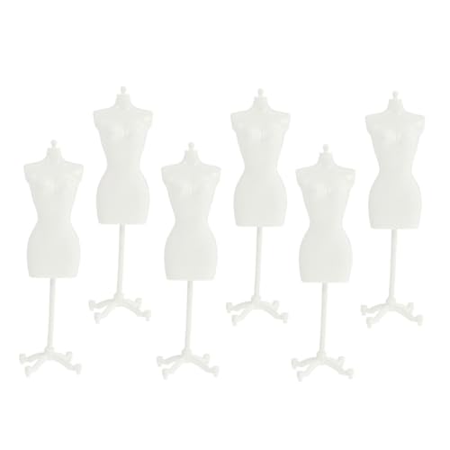 HEALSOPTHY 6 Stück Teiliges Mini Puppen Kleid Display Ständer aus Sicherem Kunststoff Kompakt und Leicht für Puppenkleidung und Schmuck Glatte Oberfläche Sicher Geeignet für Puppenhaus und HEALSOPTHY 6 Stück Teiliges Mini Puppen Kleid Display Ständer aus Sicherem Kunststoff Kompakt und Leicht für Puppenkleidung und Schmuck Glatte Oberfläche Sicher Geeignet für Puppenhaus und von HEALSOPTHY