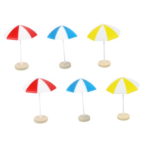 HEALSOPTHY 6 Stück Teiliges Mini Strandsonnenschirm Farbige Puppenhaus Deko Stabile Resin Miniatur Sonnenschirme für DIY Mikrolandschaft Geeignet für Garten Pflanzenarrangements HEALSOPTHY 6 Stück Teiliges Mini Strandsonnenschirm Farbige Puppenhaus Deko Stabile Resin Miniatur Sonnenschirme für DIY Mikrolandschaft Geeignet für Garten Pflanzenarrangements von HEALSOPTHY