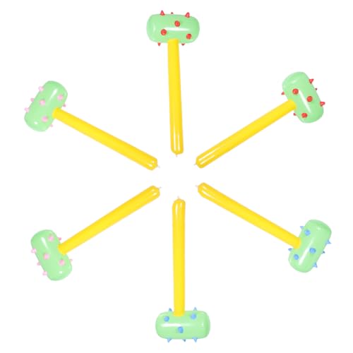 HEALSOPTHY 6 Stück Teiliges PVC Aufblasbares Hammer Farbenfrohes Robustes Party und Kinderspielzeug Sicher und Wiederverwendbar Geeignet für Kindergeburtstag und Freizeitspaß Zufällige Farbe HEALSOPTHY 6 Stück Teiliges PVC Aufblasbares Hammer Farbenfrohes Robustes Party und Kinderspielzeug Sicher und Wiederverwendbar Geeignet für Kindergeburtstag und Freizeitspaß Zufällige Farbe von HEALSOPTHY