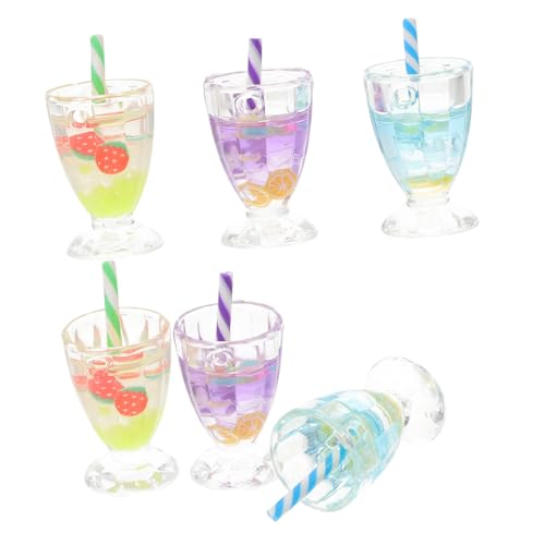 HEALSOPTHY 6 Stück Teiliges Puppenhaus Mini Eisbecher Realistische Miniatur Eiscreme Goblets in Blau Grün und Leuchtende Farben Langlebiges Material für Puppenhaus Wiederverwendbar HEALSOPTHY 6 Stück Teiliges Puppenhaus Mini Eisbecher Realistische Miniatur Eiscreme Goblets in Blau Grün und Leuchtende Farben Langlebiges Material für Puppenhaus Wiederverwendbar von HEALSOPTHY