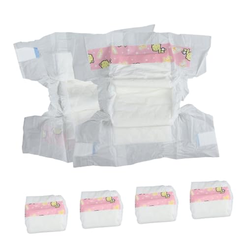 HEALSOPTHY 6 Stück Teiliges Puppenwindel aus Weichem Material Leicht Auszuziehen Geeignet für Puppen für Rollenspiele und Puppenkleidung für Geburtstagen und Feiertagen von HEALSOPTHY